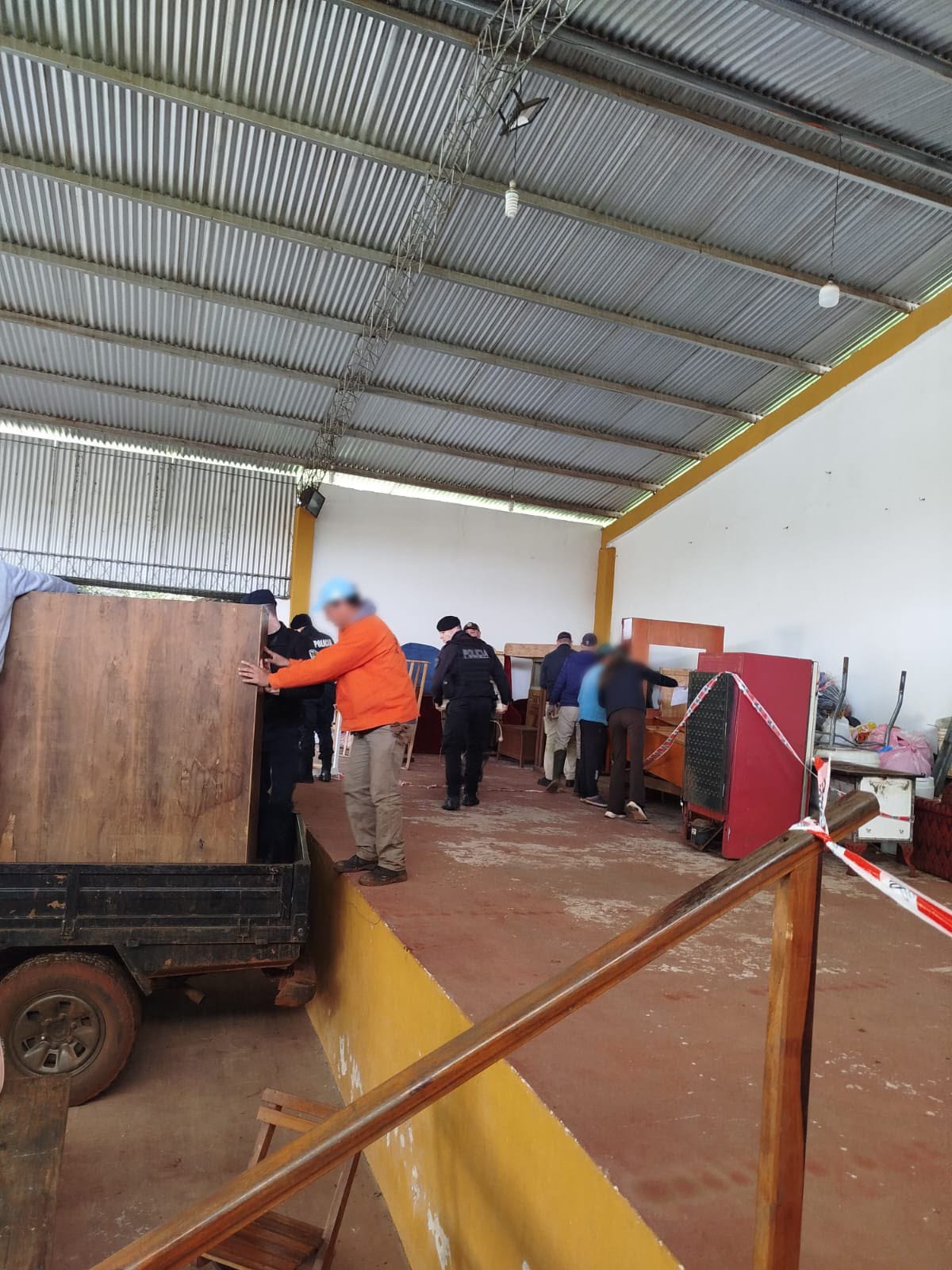 Tras mantenerse estable el Río Uruguay, 41 familias regresaron a su hogar en El Soberbio 2